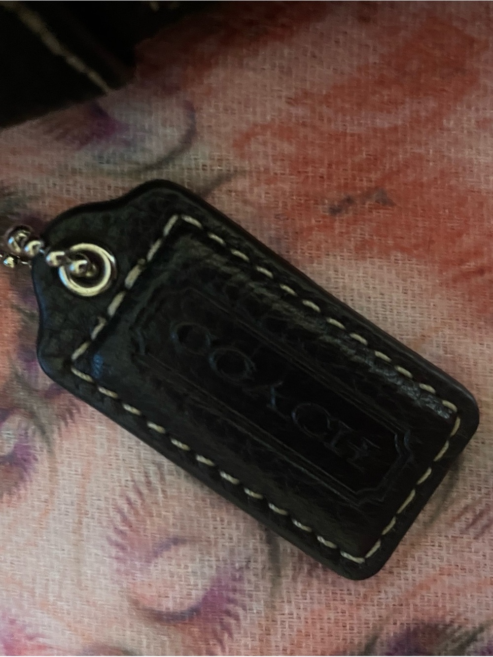 COACH Black Leather Shoulder Bag with Silver Hardware - Picture 7 of 7